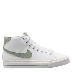 Nike White and Light Green High-Tops